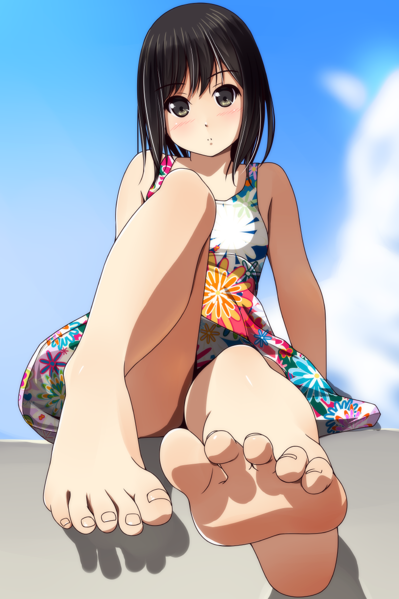 Feet anime art - NSFW, Matsunaga kouyou, Feet, Anime Art, Длиннопост