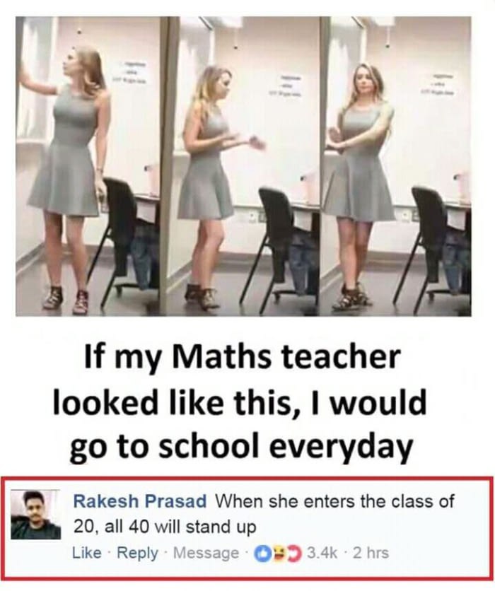 Good teacher and interesting problems - 9GAG, Humor