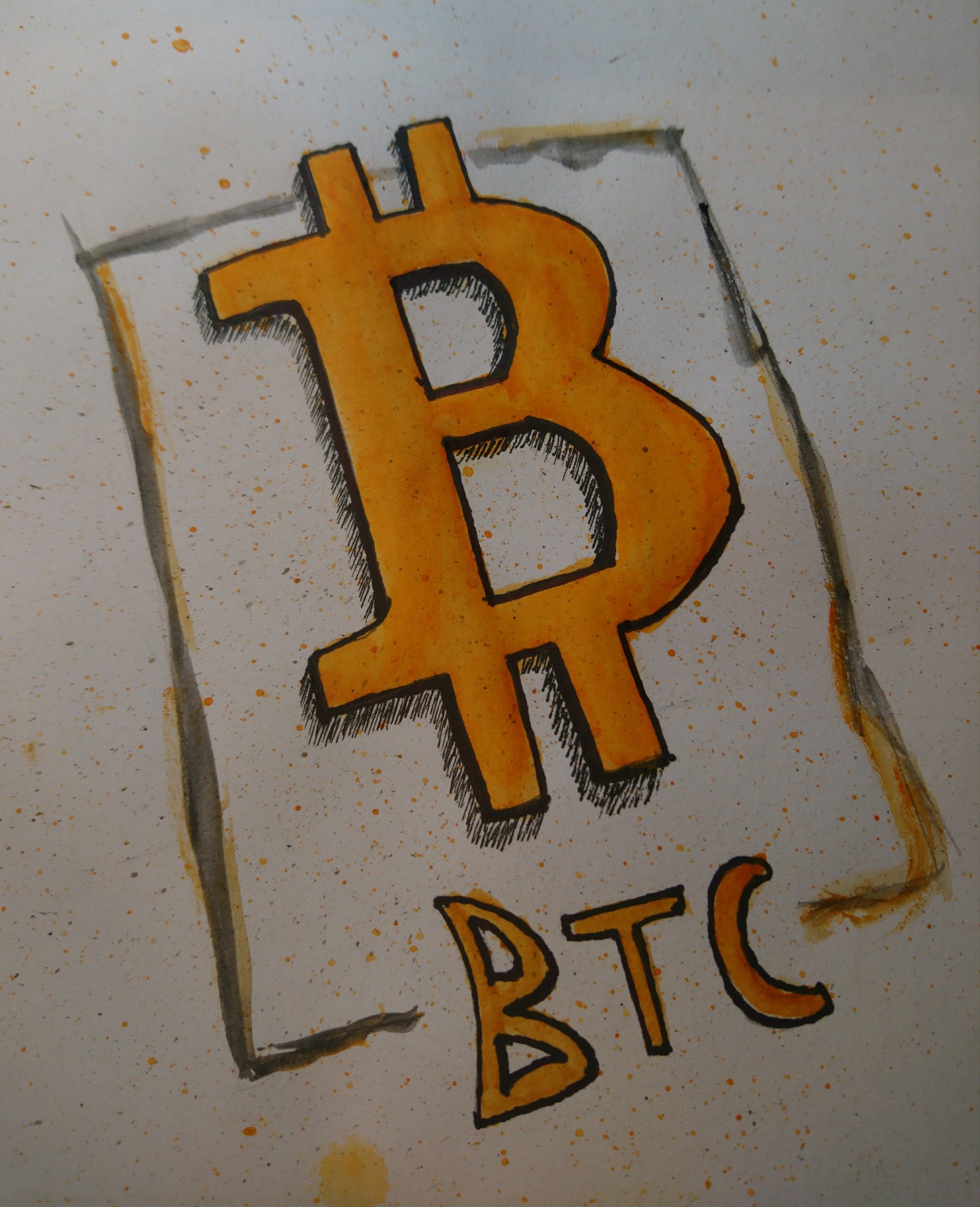 The main hype of the 21st century - My, My, Watercolor, Bitcoins