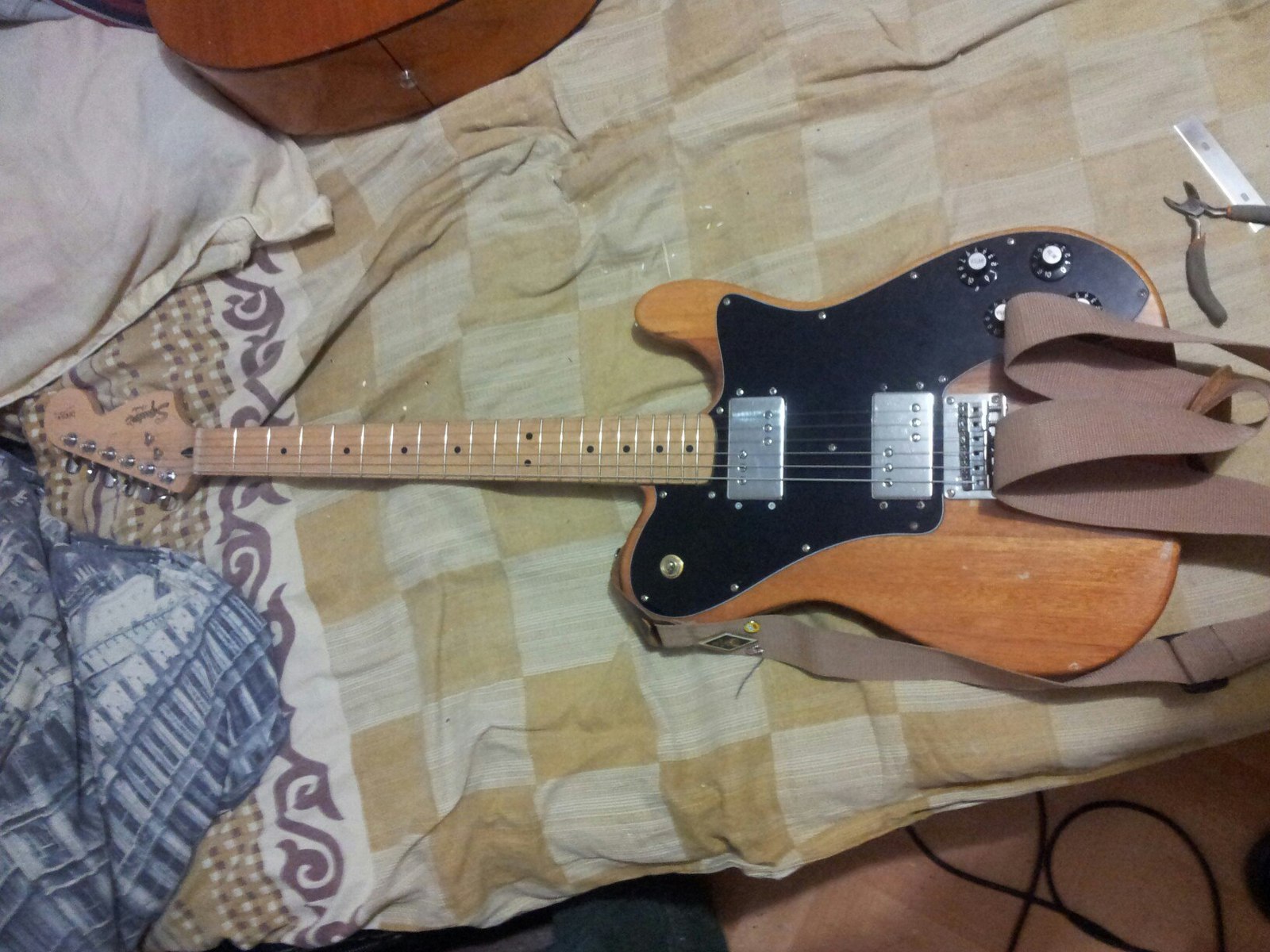 Telecasters constructors - My, Telecaster, Fender, Deluxe, Guitar, Electric guitar, With your own hands, Longpost