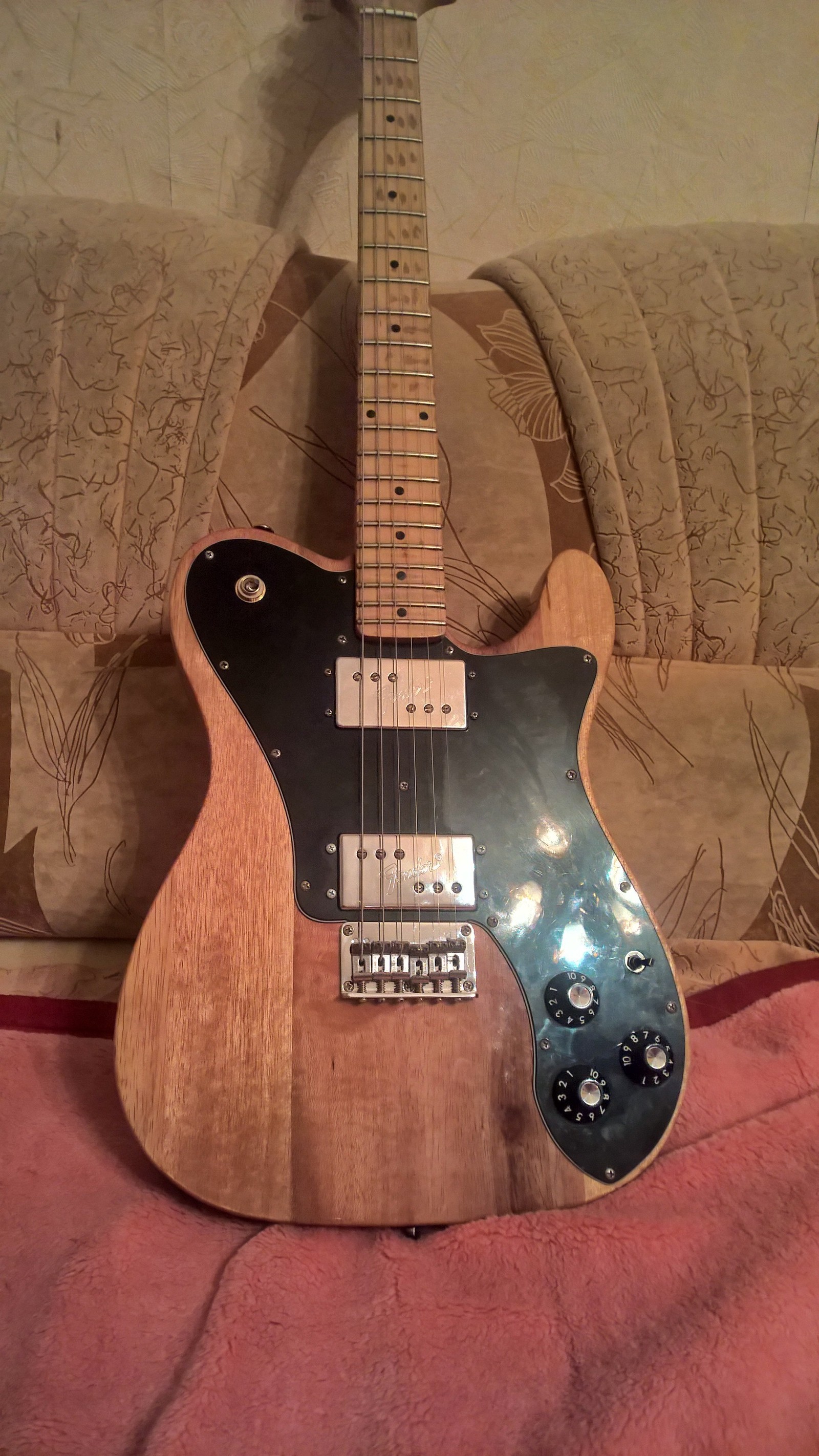 Telecasters constructors - My, Telecaster, Fender, Deluxe, Guitar, Electric guitar, With your own hands, Longpost