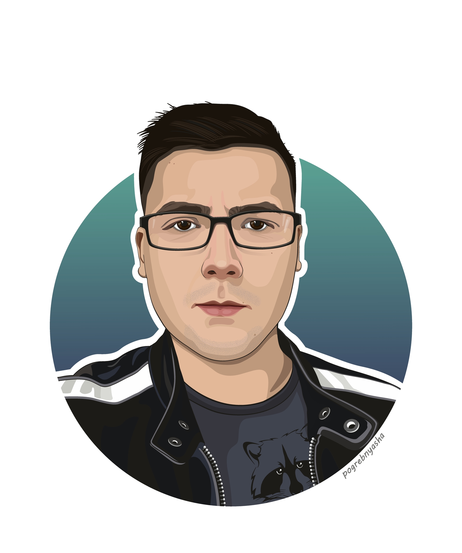 Vector portraits :) - My, , Vector graphics, , Portrait by photo, Portrait, Creation, Longpost