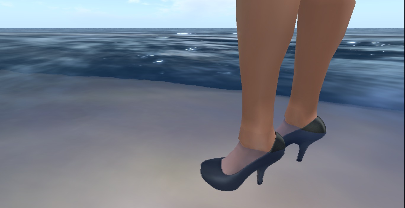 Oops - Maira Wilkirain wears heels in the sea 3D - My, , , Longpost