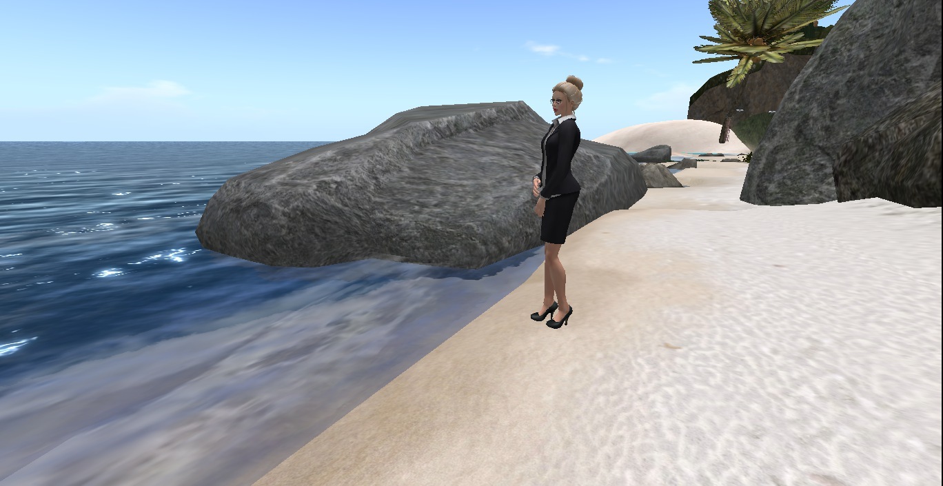 Oops - Maira Wilkirain wears heels in the sea 3D - My, , , Longpost