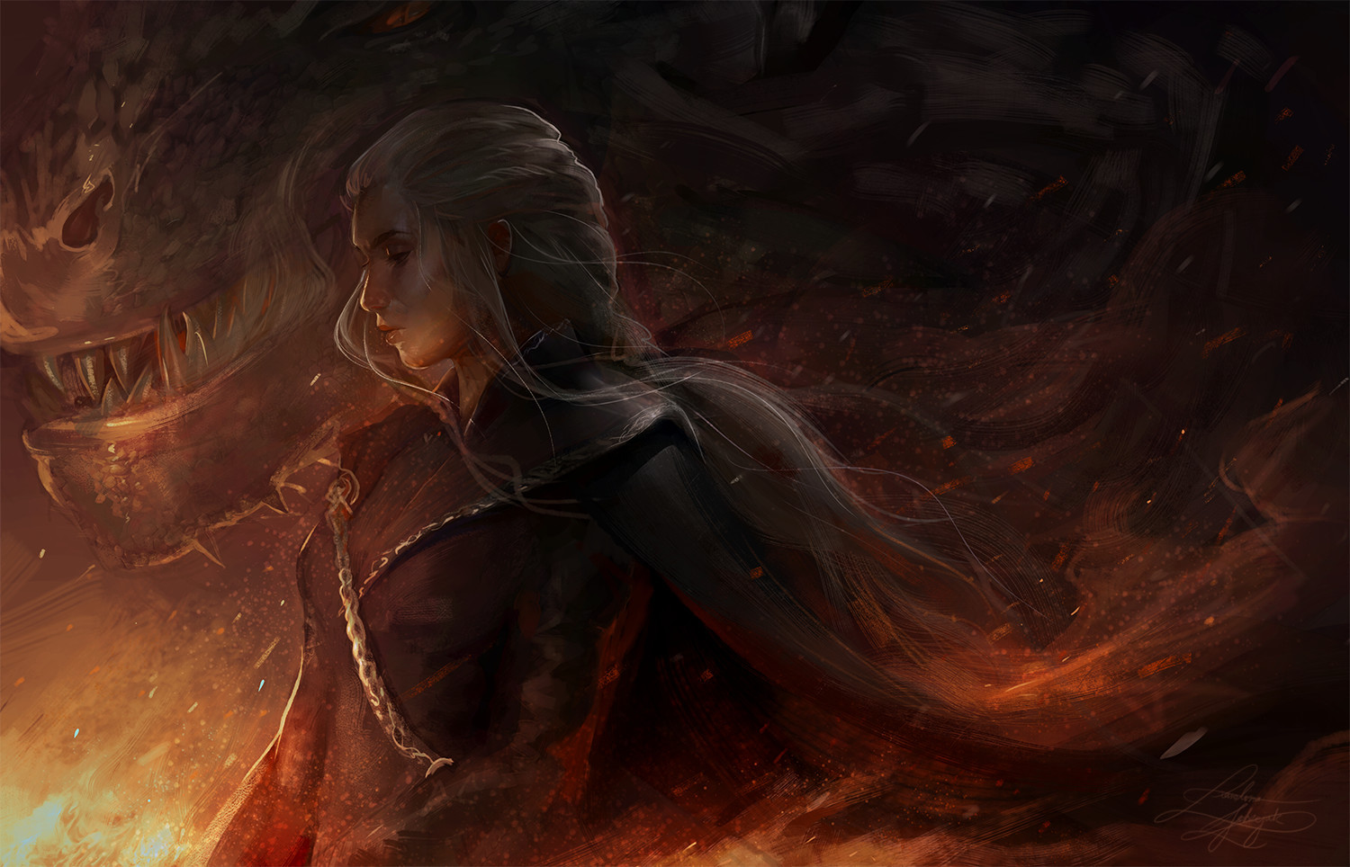 I will take what is mine with fire and blood - Дейенерис Таргариен, ПЛИО, Игра престолов, Rinrindaishi