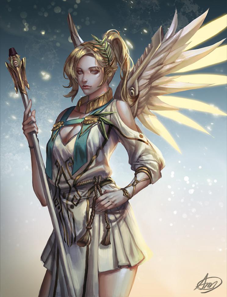 Mercy - Overwatch, Art overwatch, Mercy