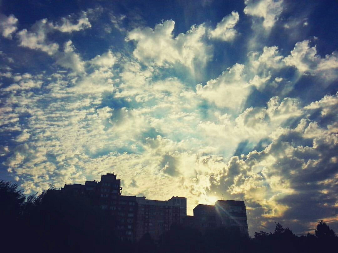 cloudy sunset) - My, Battle of sunsets, Walk, Clouds, First post, Krasnodar