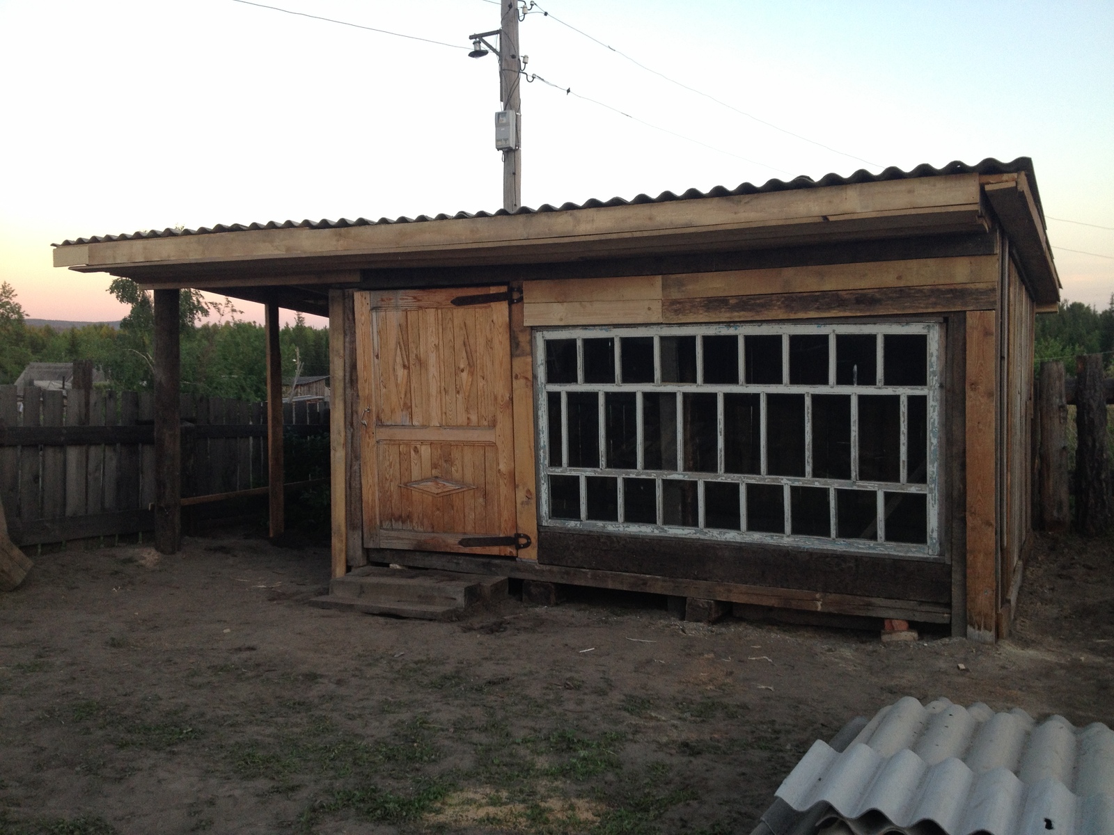 Here is such a shed we got - My, Repair, Barn, Vacation, Work, Summer, Siberia, Village, Longpost