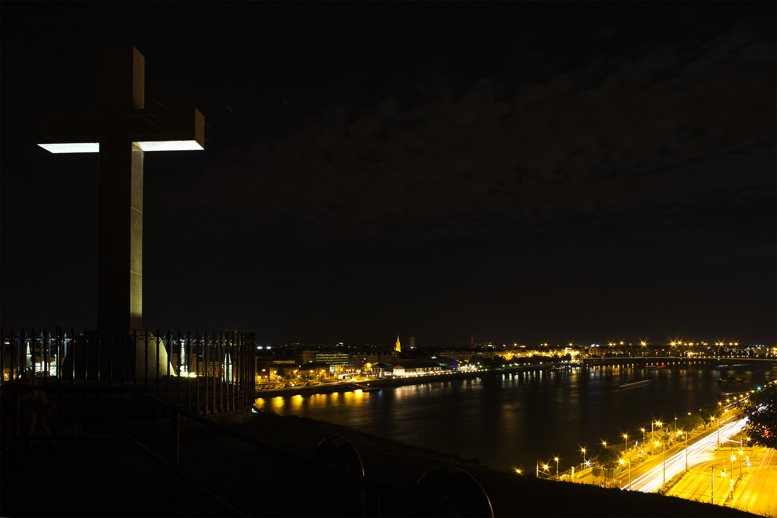 A little night city - My, Night city, Canon 5D, Budapest