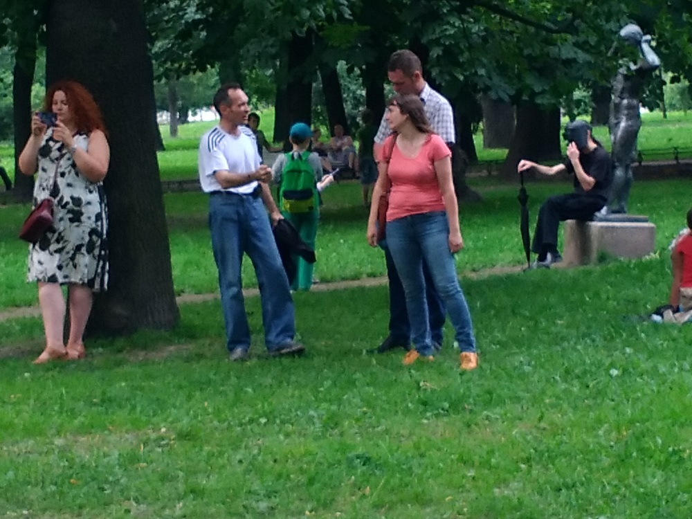 Humor: An ordinary St. Petersburg street concert - My, The photo, Welder, Concert, The street, Humor, Saint Petersburg