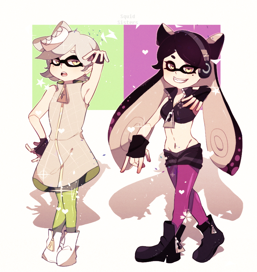 - Ну а что? Одеваемся по моде.. - Splatoon, Woomy, Инклинги, Squid Sisters, Off the hook, Арт