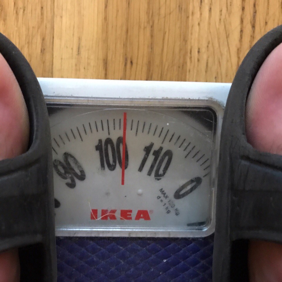 Weight loss: day 4, weight 103 kg. - My, Actionblog, Slimming, Sport, Longpost