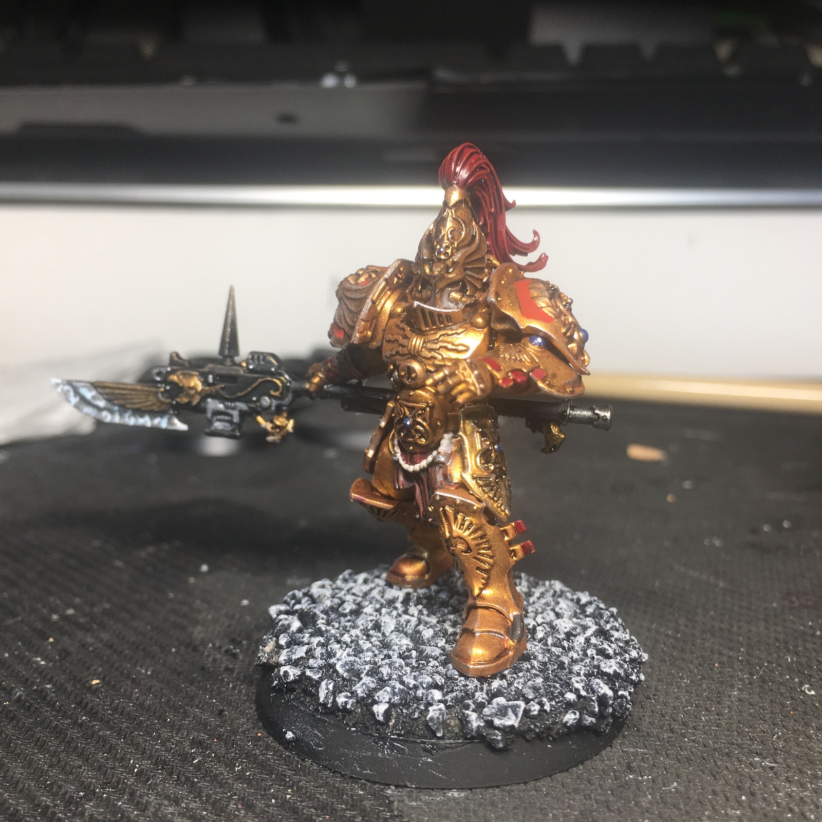 [NOT] First Paint Month: Adeptus Custodes Demigods - My, Wh miniatures, Warhammer 40k, Warhammer, Adeptus Custodes, Skillful fingers, Longpost