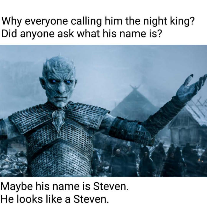 Tell me what's his name - Game of Thrones, King of the night