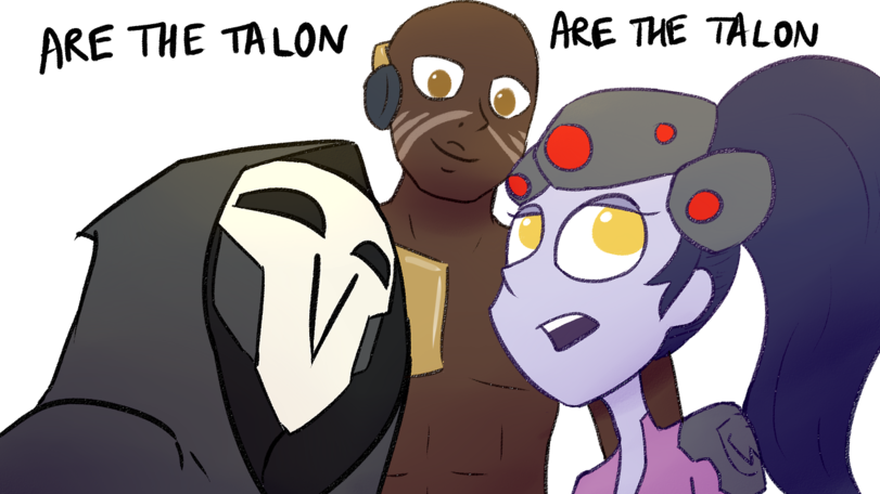 Crystal Claws. - Overwatch, Steven universe, Crossover, Comics, Reaper, Sombra, Widowmaker, Doomfist, Longpost, , Widowmakerdaily