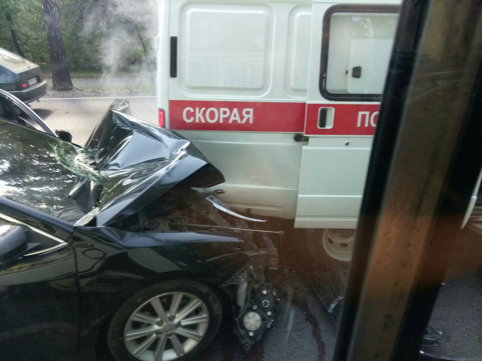 Another accident due to the fault of the golden boy - Voronezh, Road accident, Ambulance, Inadequate, In contact with, Copy-paste