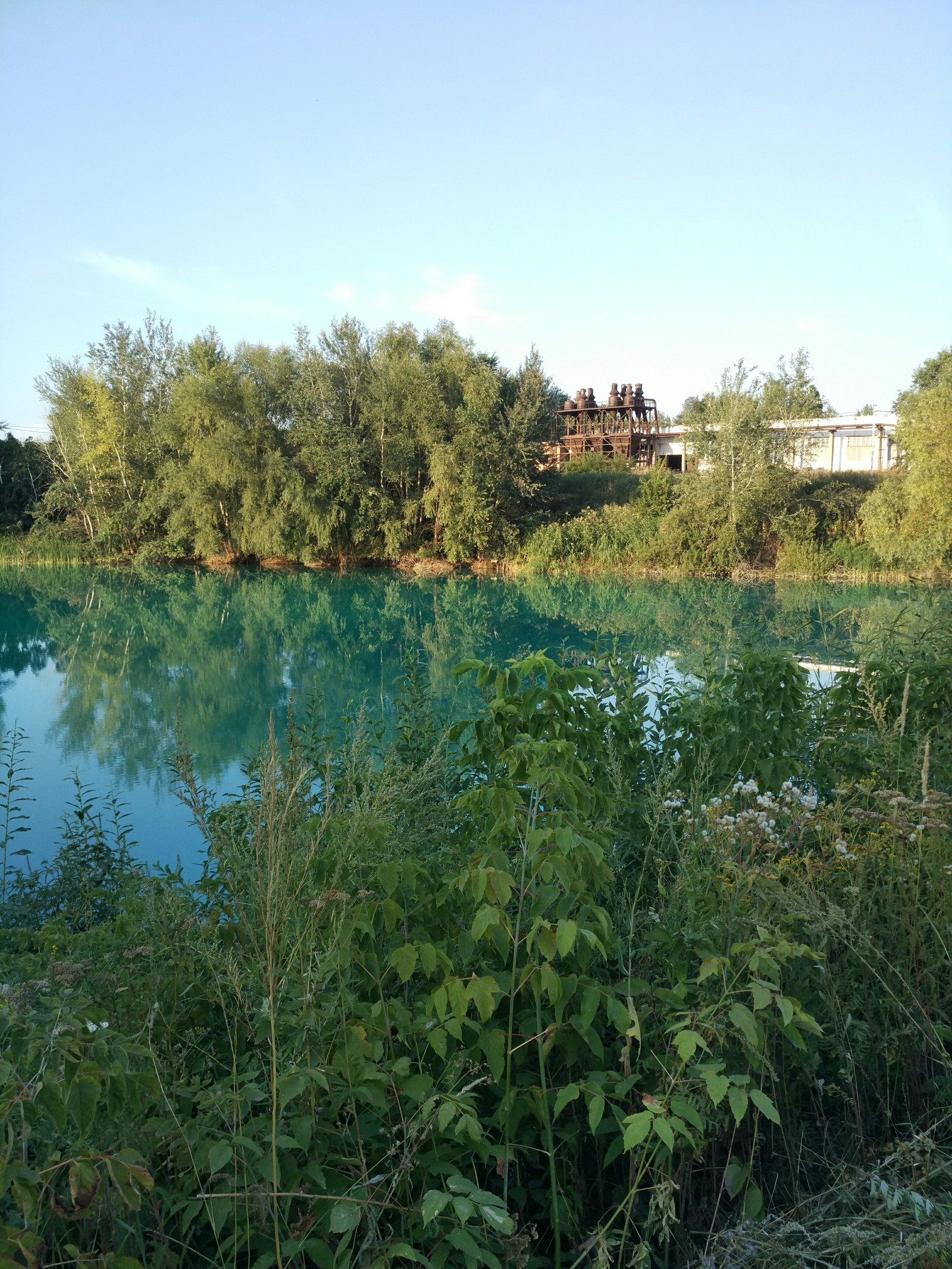 Unusual pond near the thermal power plant - My, CHP, Chemistry, Ecology, Pond, Water, Orenburg, Longpost