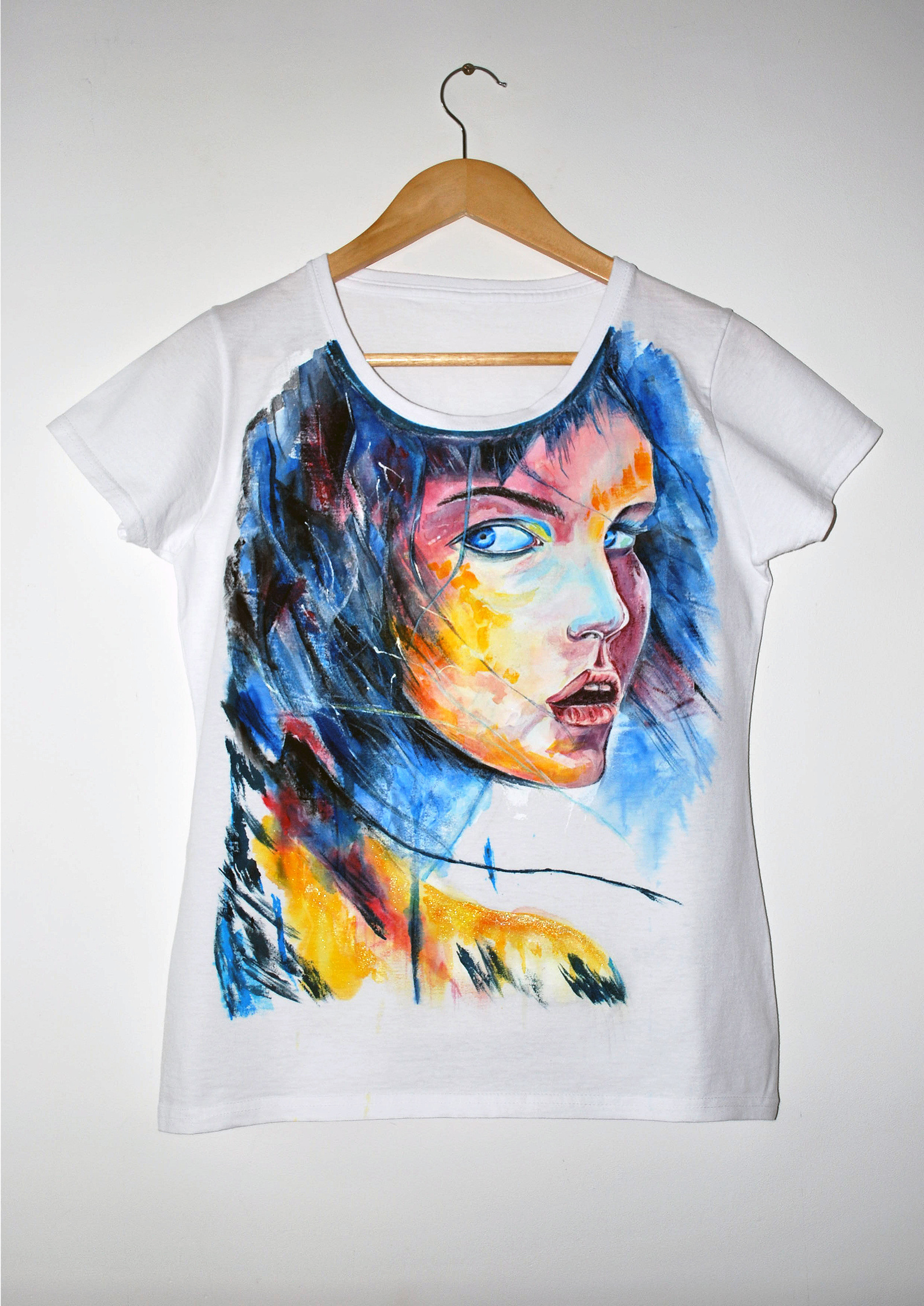 I draw on T-shirts - My, T-shirt, Print, Decoration, Longpost