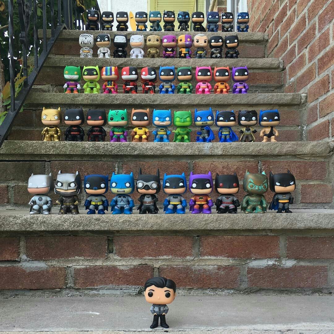 50 shades of batman - Dc comics, Comics, Batman, Bruce Wayne, Fifty Shades of Gray, Funko, Multicolor