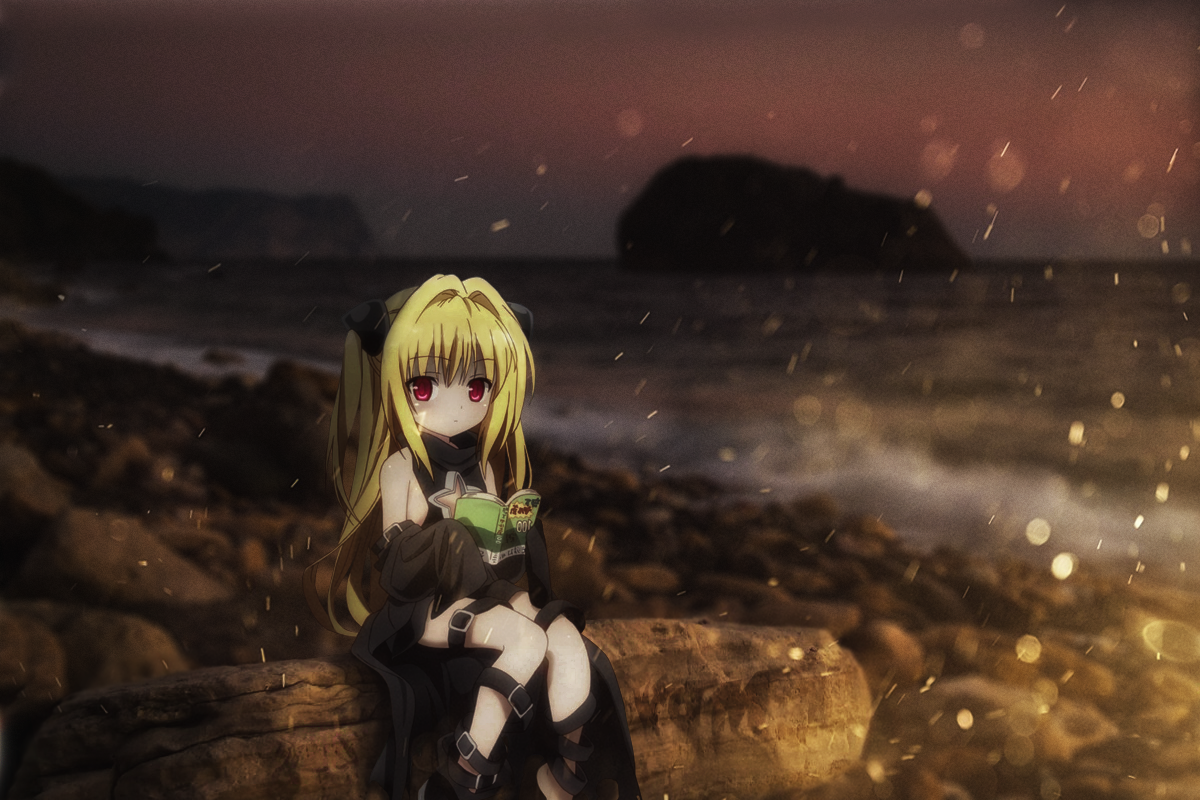 Yami ^_^ - My, Anime, Anime art, Anime original, Worksofmelchor, To love-ru, To love-ru darkness, 2D Among Us