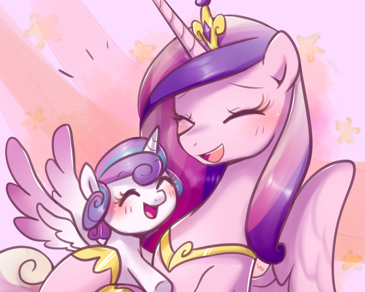 Cadance with Flurry Heart - My little pony, PonyArt, Princess cadance, Flurry heart