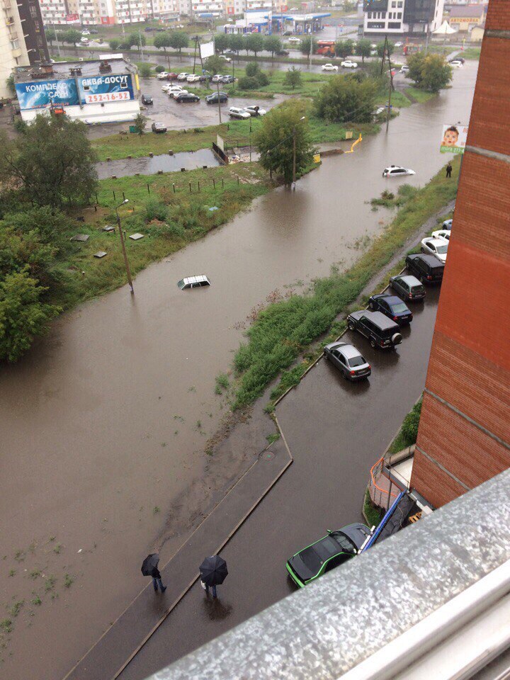 Precipitation in Krasnoyarsk, light rain - Rain, Krasnoyarsk, , Longpost