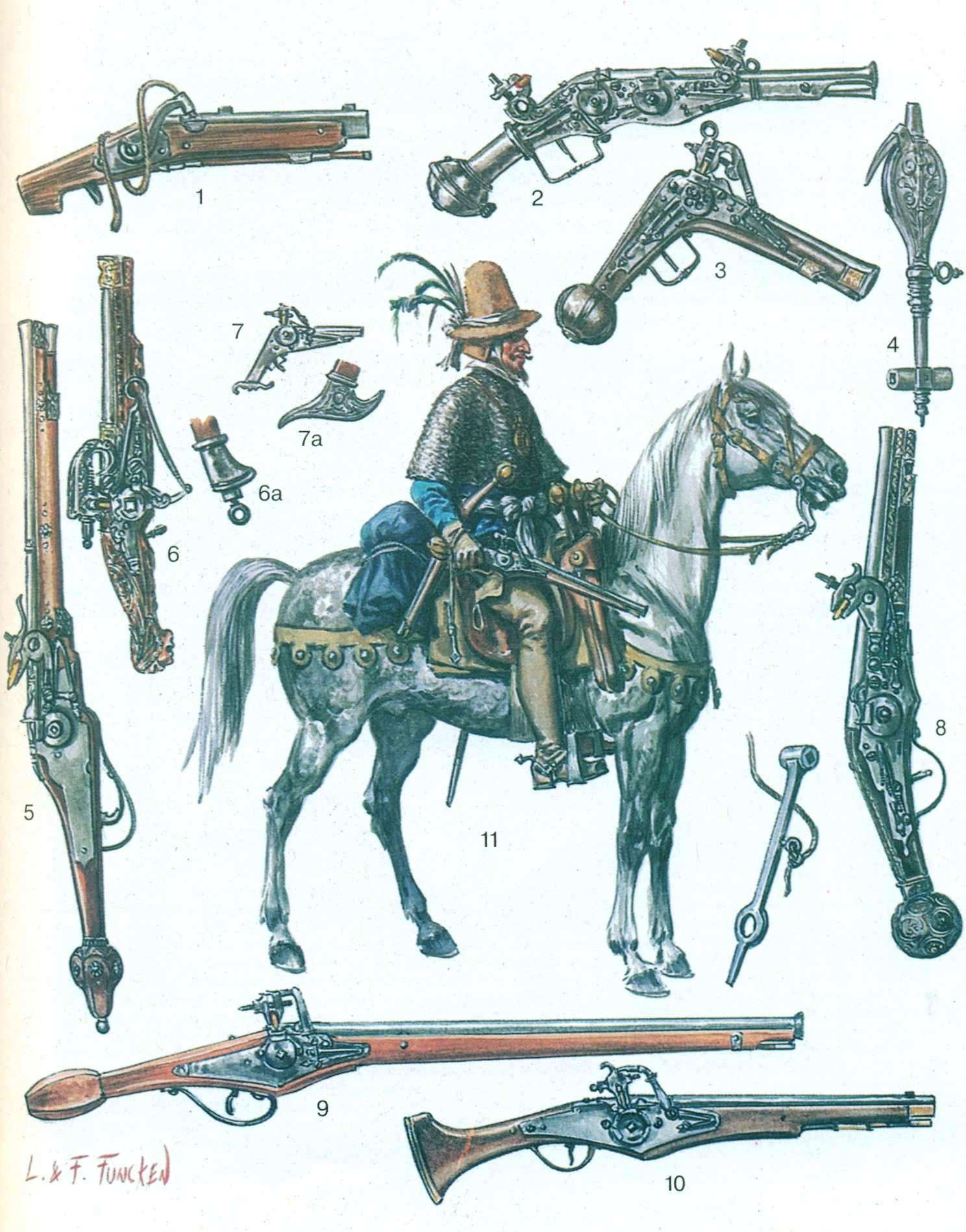 Cavalry. - League of Historians, Cavalry, Firearms, Reiters, 16th-17th century, Longpost