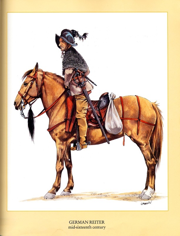 Cavalry. - League of Historians, Cavalry, Firearms, Reiters, 16th-17th century, Longpost