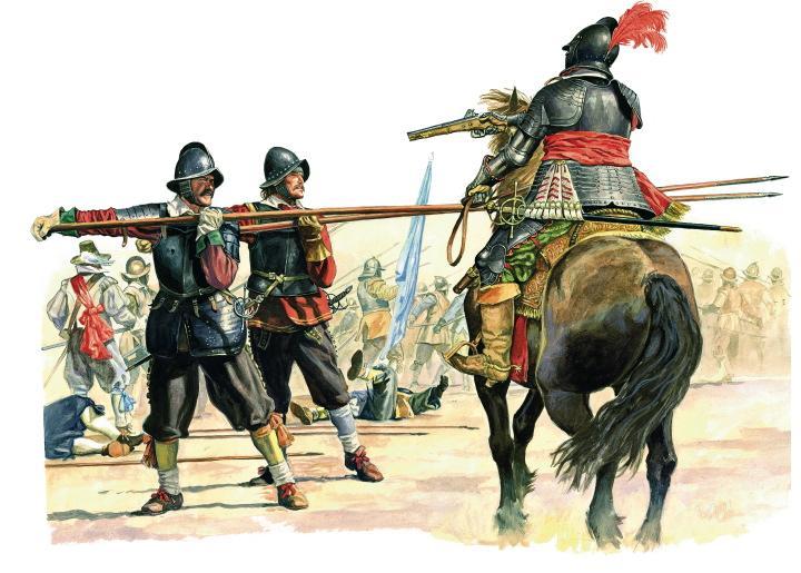 Cavalry. - League of Historians, Cavalry, Firearms, Reiters, 16th-17th century, Longpost