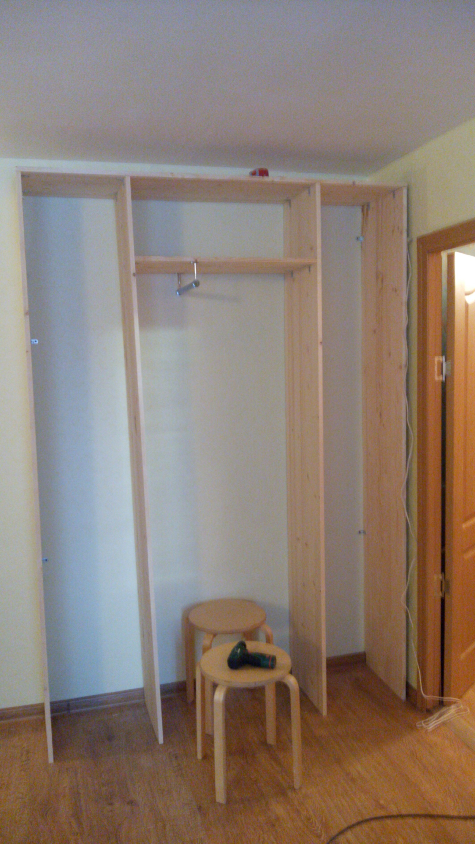 How I sawed the wardrobe - My, Rukozhop, With your own hands, , Longpost, Closet