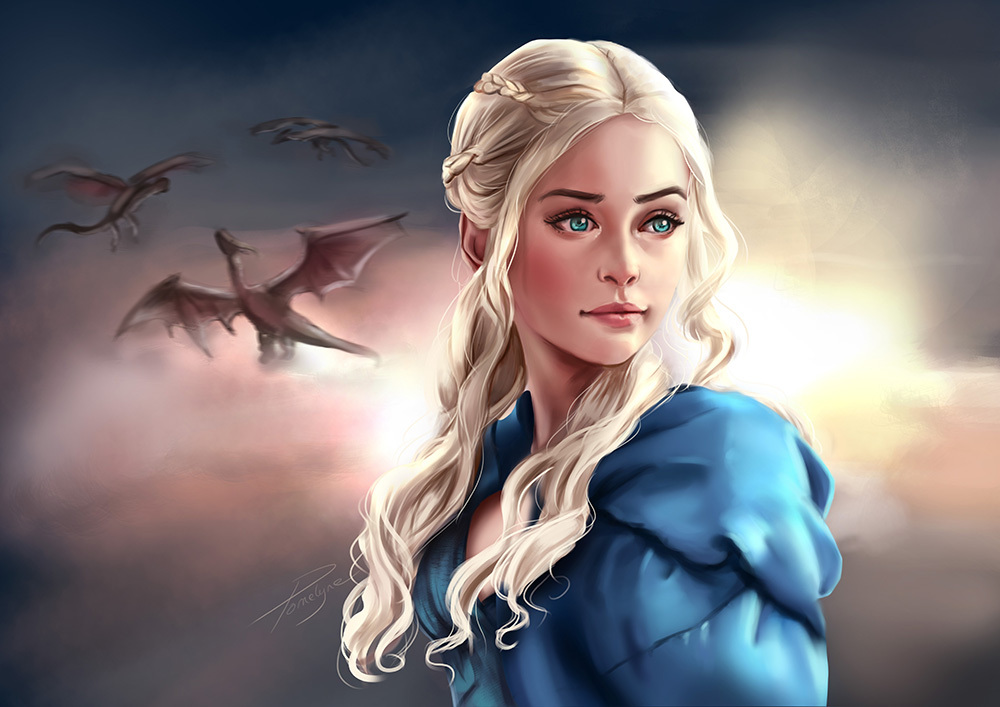 Some art from Dany - Game of Thrones, Daenerys Targaryen, The Dragon