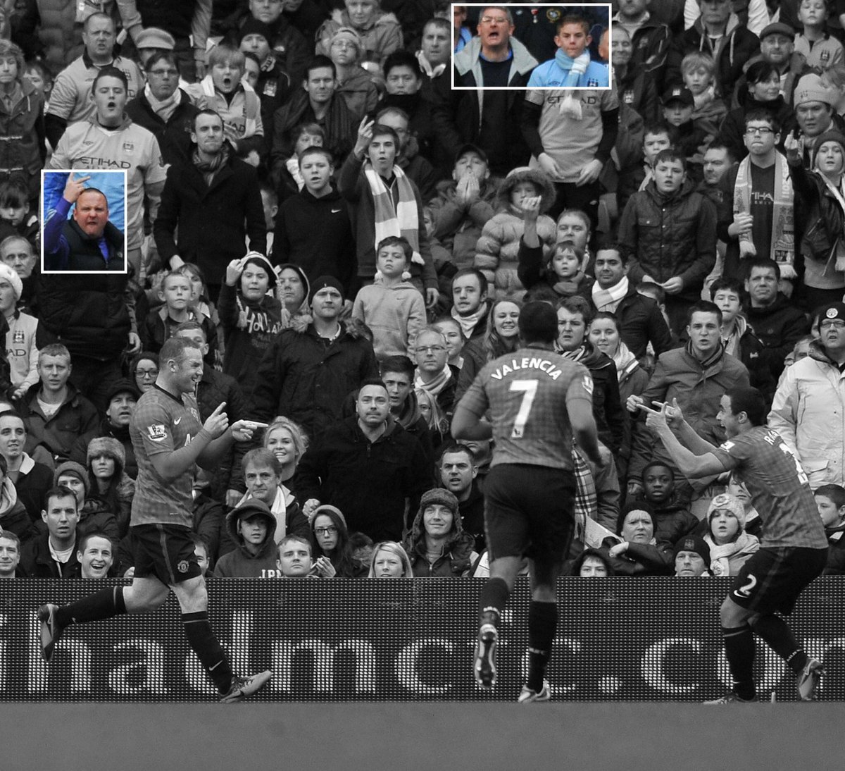 Wayne Rooney 'trolls' Manchester City fans - Wayne Rooney, Football, Twitter, The photo, Humor, Longpost