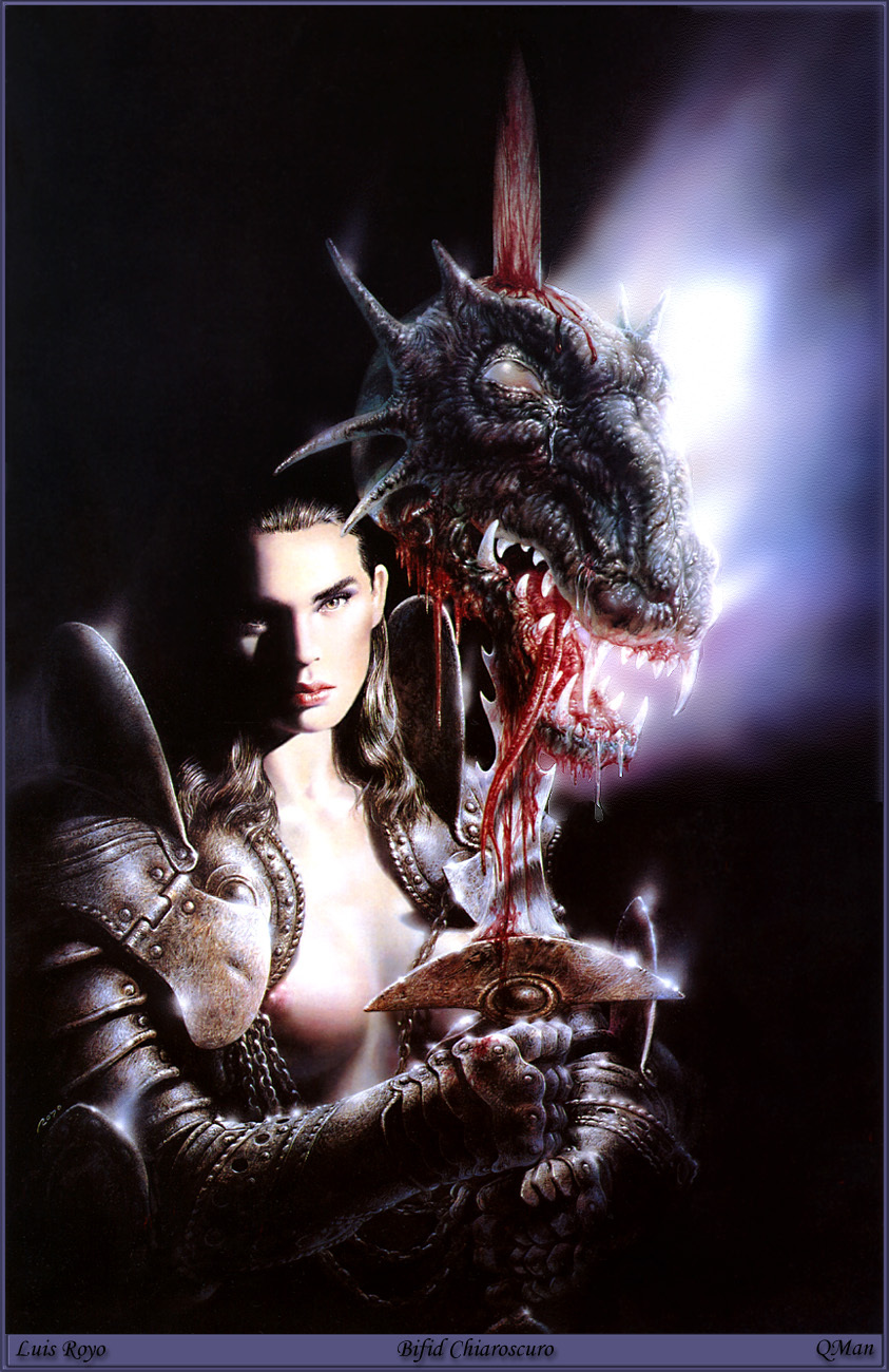 Fantastic Worlds Luis Royo - NSFW, Luis royo, , Artist, Illustrator, Longpost