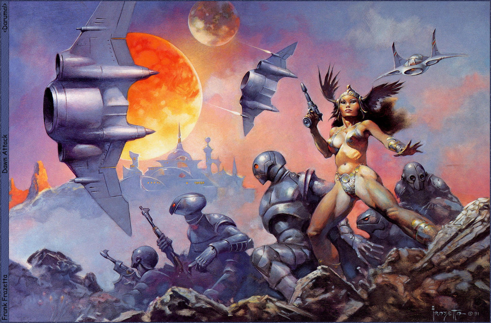 Fantastic Worlds Frank Frazetta - NSFW, Frank Frazetta, Frank Frazetta, Artist, Illustrator, Fantasy, Fantasy, Longpost