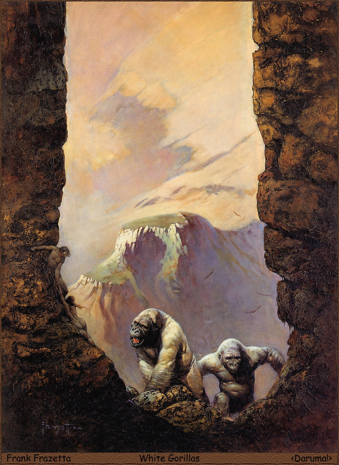 Fantastic Worlds Frank Frazetta - NSFW, Frank Frazetta, Frank Frazetta, Artist, Illustrator, Fantasy, Fantasy, Longpost