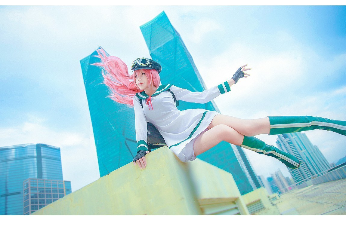 Simca cosplay - Косплей, Аниме, Air Gear, Simca, Длиннопост, Розовые волосы