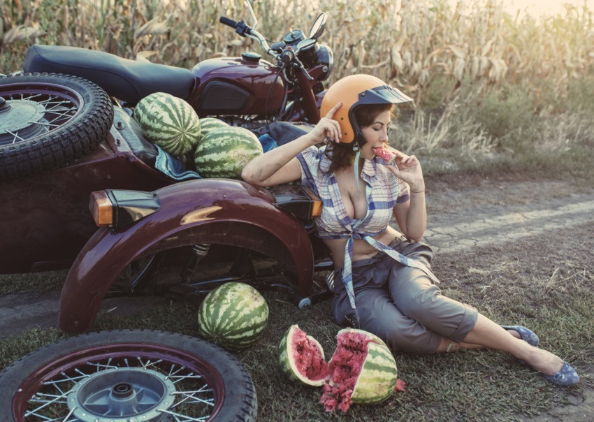 Look for the good in every situation - The photo, Moto, Girls, , Watermelon