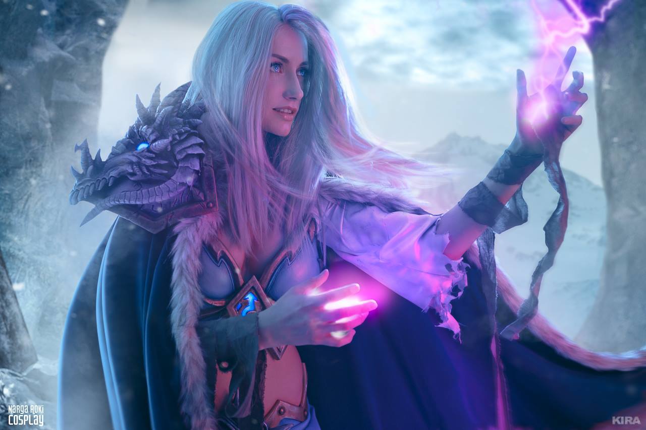 Джайна Рыцарь Смерти - Джайна Праудмур, Warcraft Cosplay, Hearthstone, Narga Aoki, Frost Lich Jaina, Косплей, Длиннопост, Warcraft