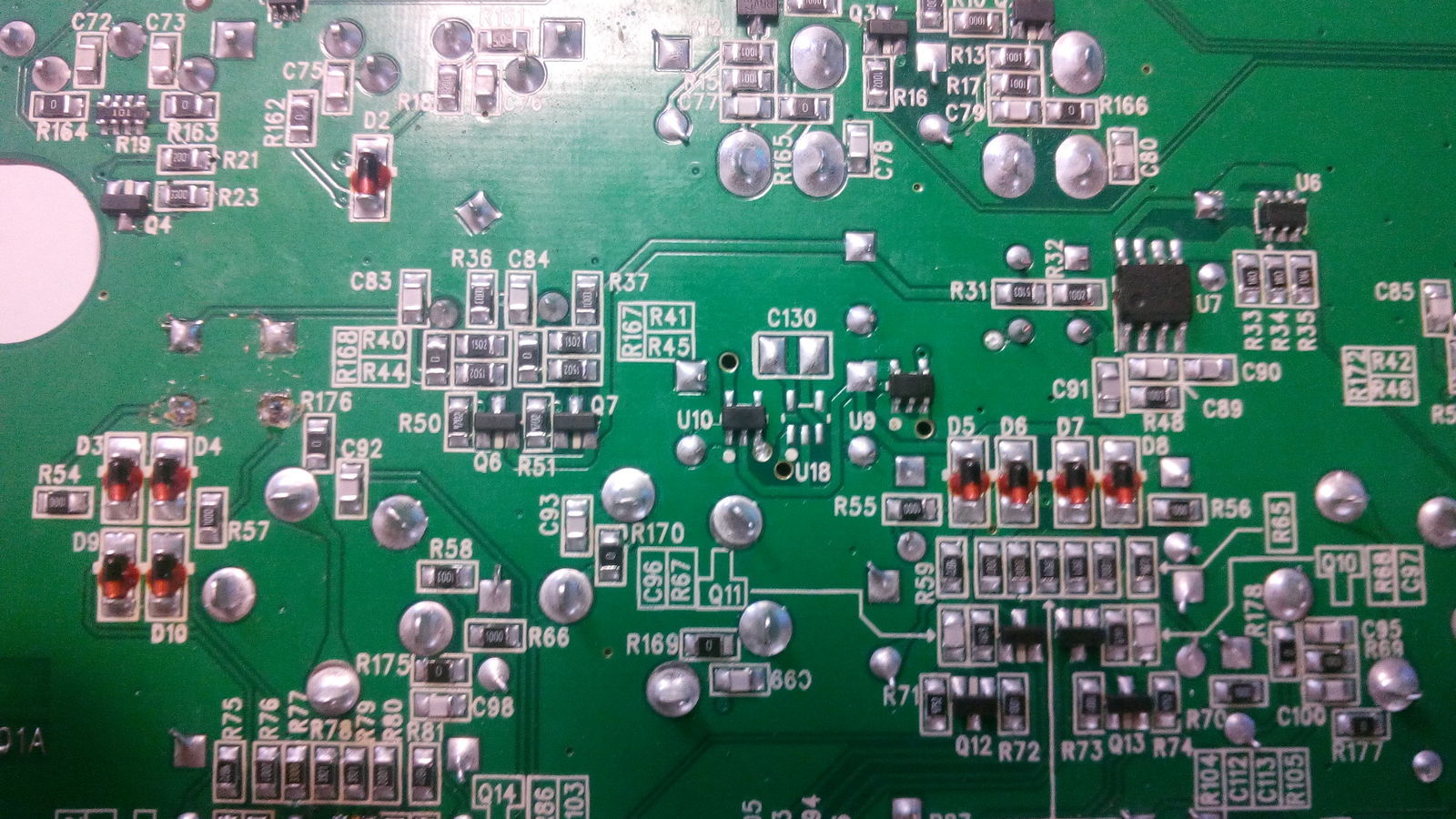 Help identify the element. - Sound card, Voltage regulator