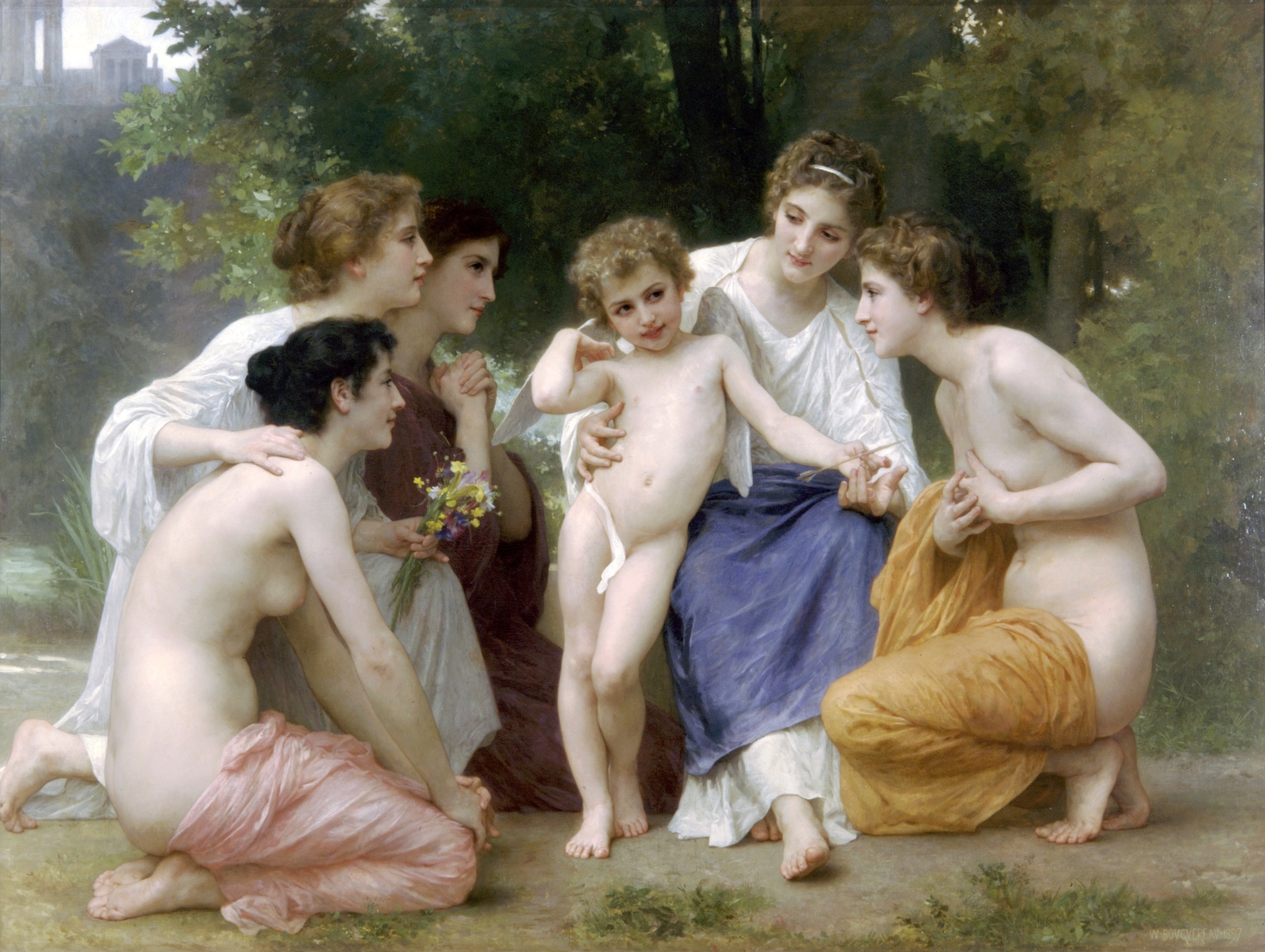 Romantic Realism by Adolphe William Bouguereau - NSFW, Painting, Artist, , Adolphe William Bouguereau, Longpost