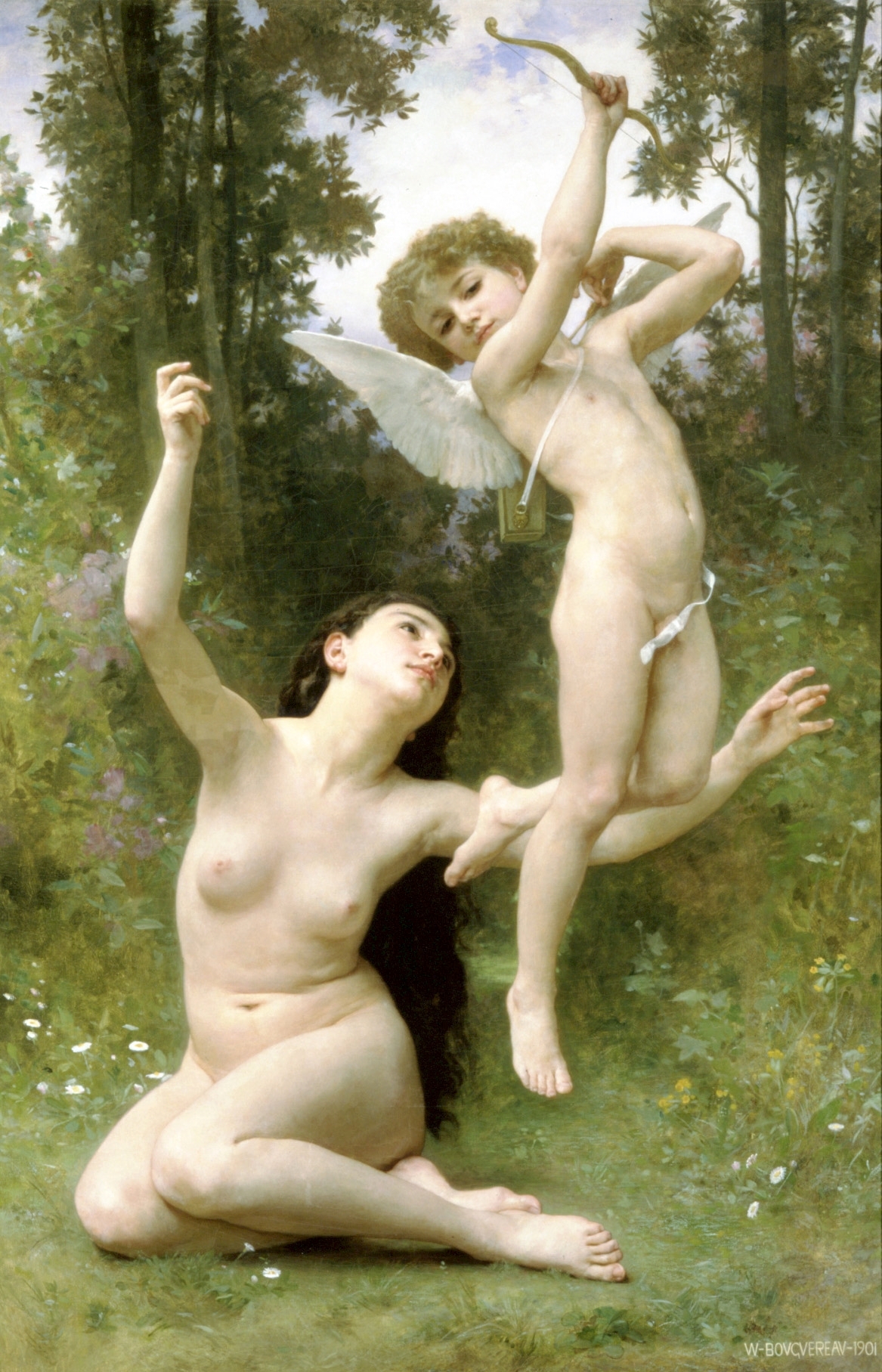 Romantic Realism by Adolphe William Bouguereau - NSFW, Painting, Artist, , Adolphe William Bouguereau, Longpost