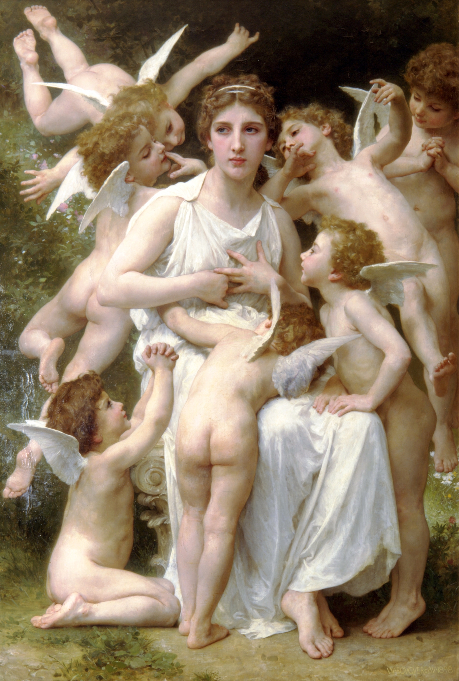 Romantic Realism by Adolphe William Bouguereau - NSFW, Painting, Artist, , Adolphe William Bouguereau, Longpost