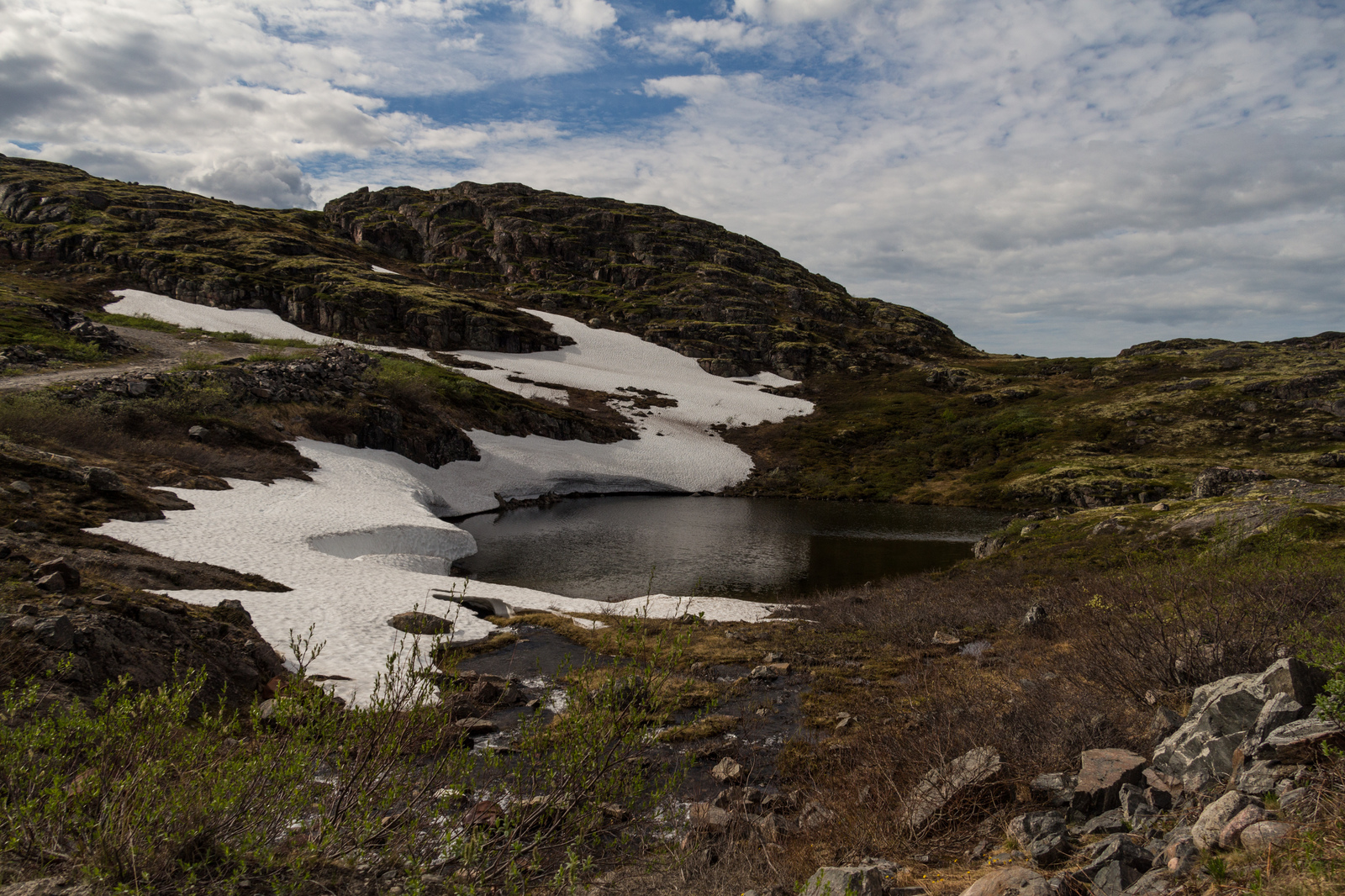 Peninsula Middle. - My, The photo, Peninsula Middle, Waterfall, Road, Canon 650d, 18-135, Longpost