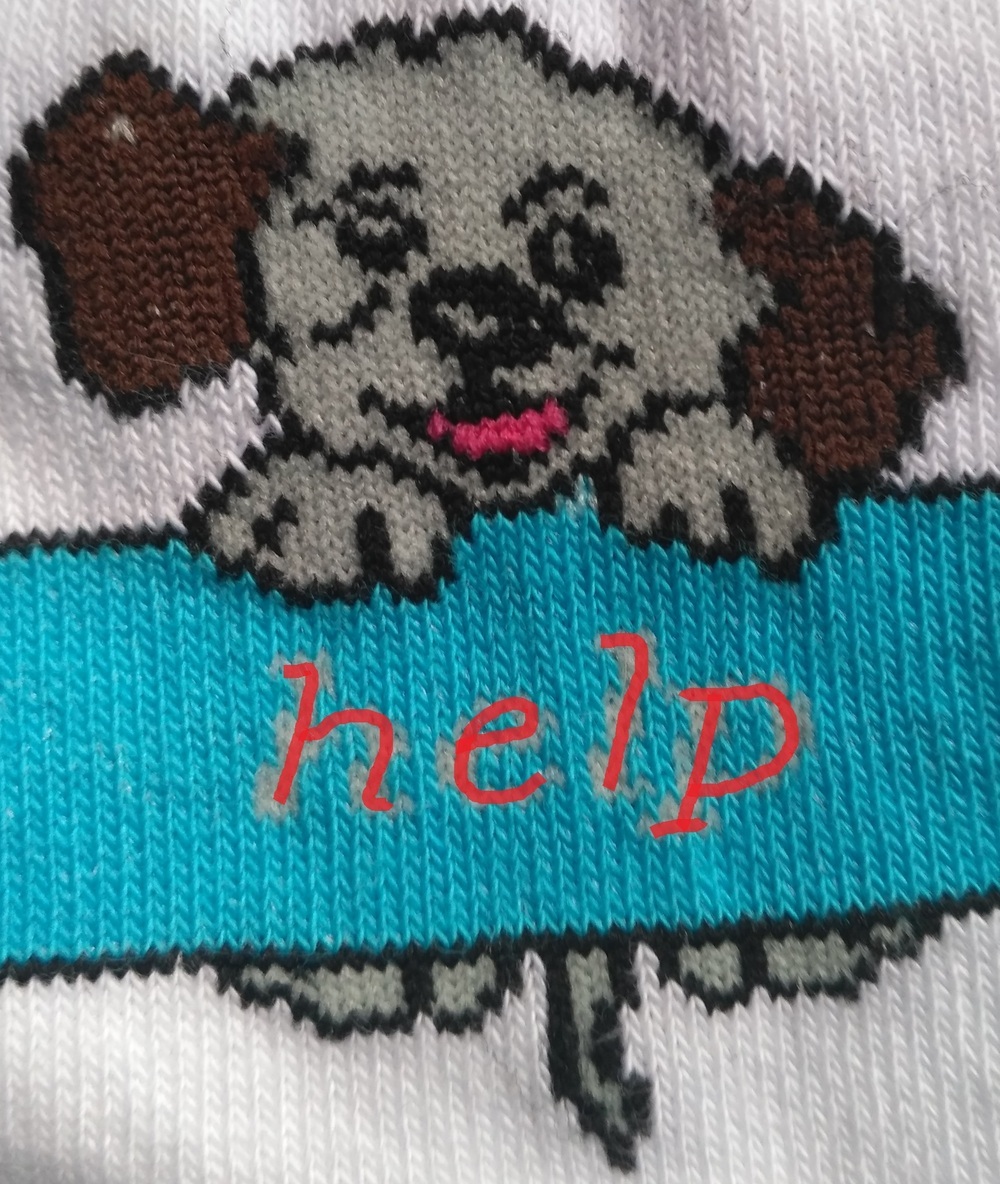 Children's socks - My, Socks, Help, Message, Longpost