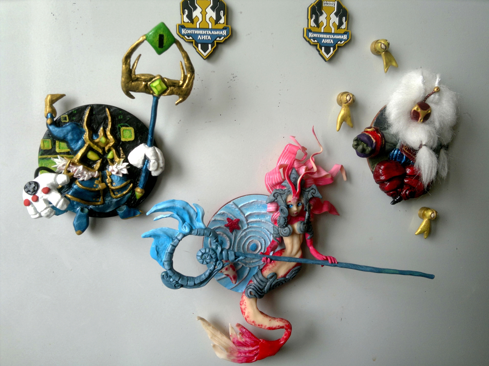 Friday mine. - My, Magnet, Us, Mermaid, League of legends, Handmade, Longpost