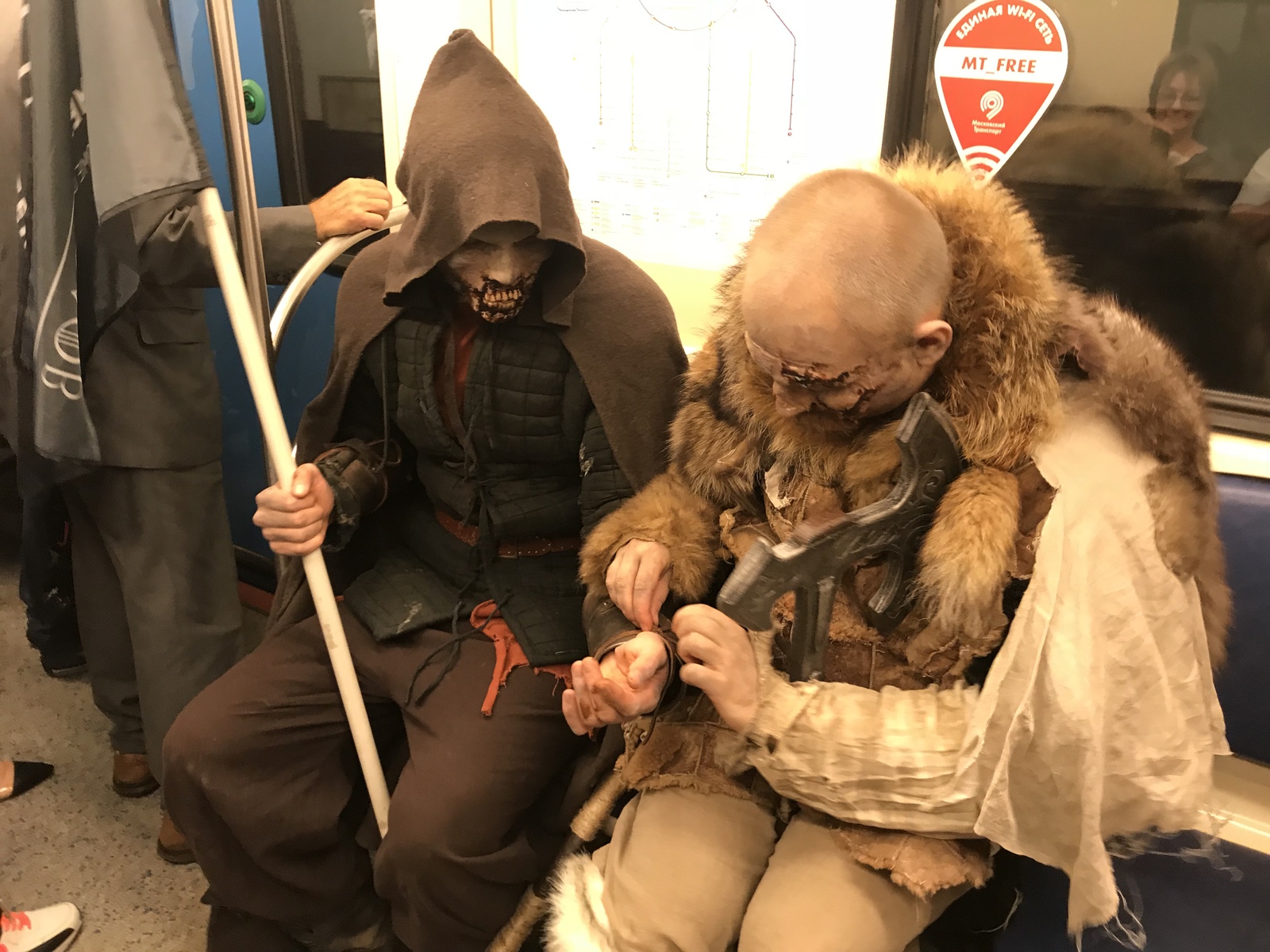 The winter is coming - My, Game of Thrones, White walkers, Metro, Longpost