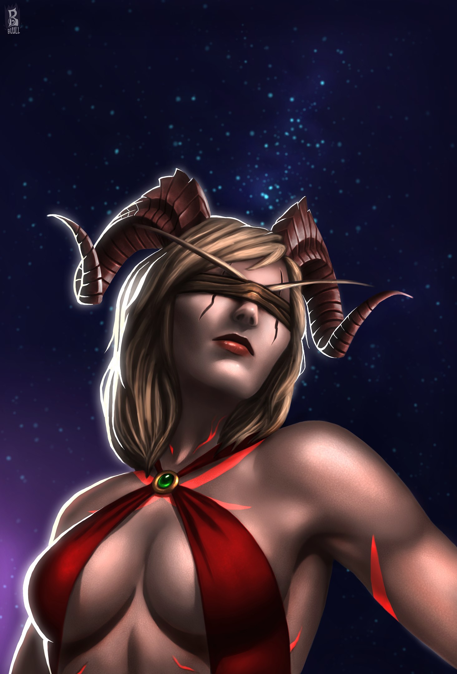 Girls of the World of Warcraft - My, World of warcraft, Art, Girls, Blull, Digital, Wow, Long Post, My, Longpost