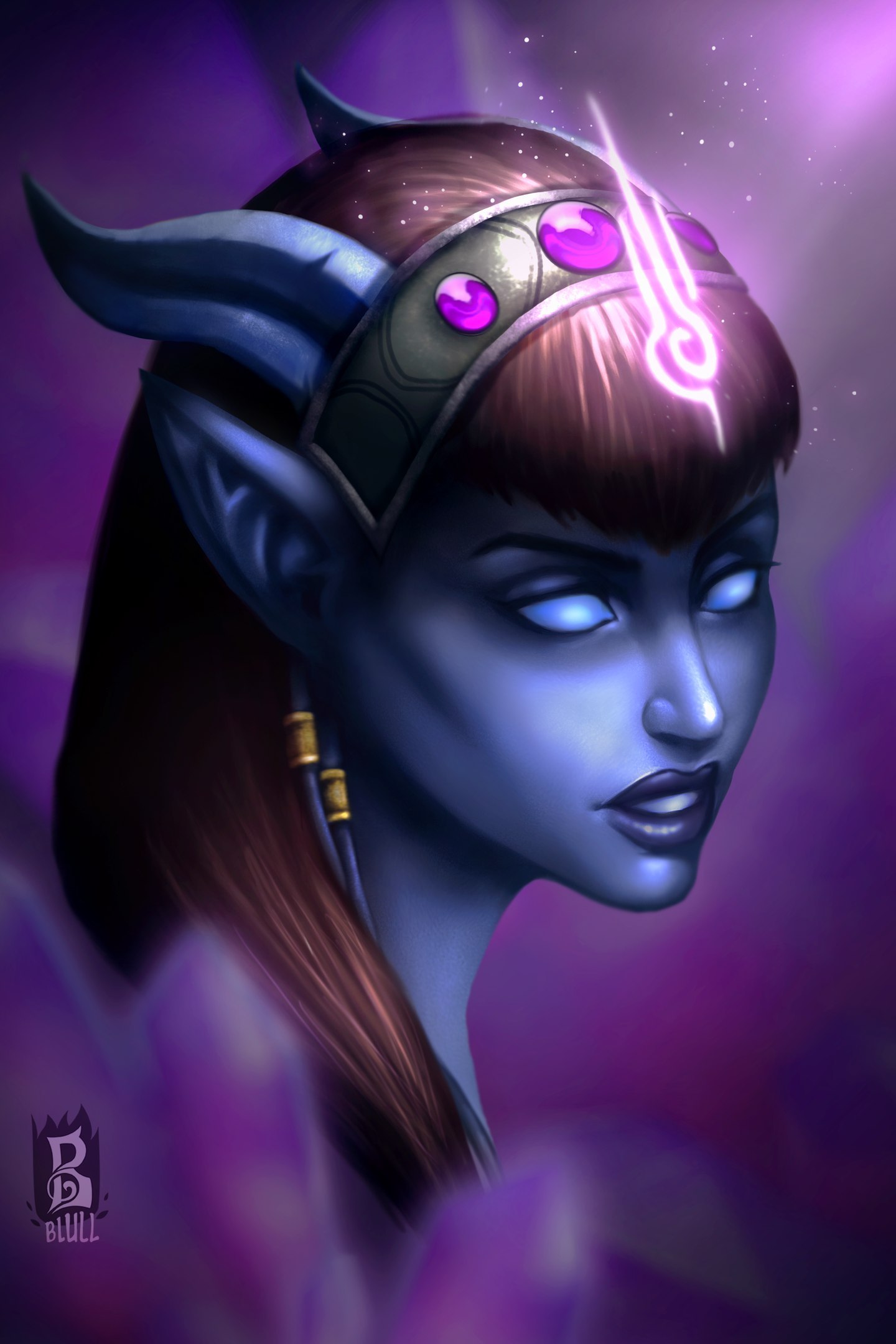 Girls of the World of Warcraft - My, World of warcraft, Art, Girls, Blull, Digital, Wow, Long Post, My, Longpost