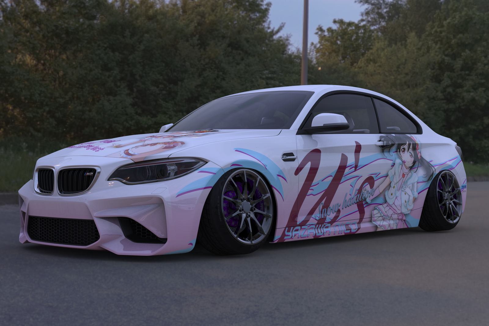 Itasha - My, Itasha car, Anime art, BMW M2