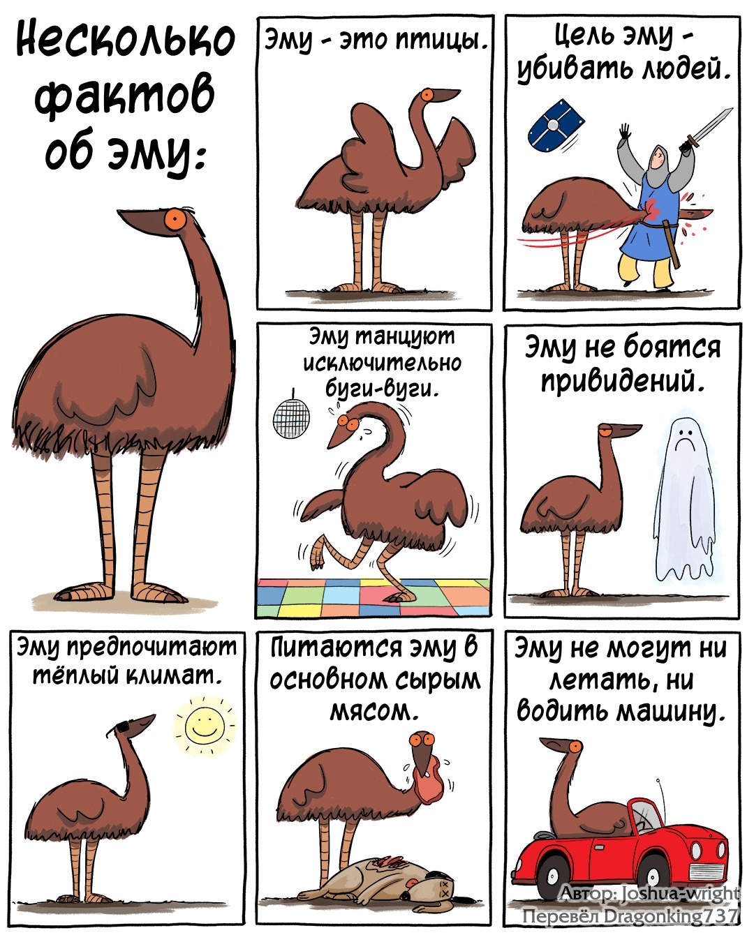 Emu from the Slack Wyrm universe is also immune to magic - Comics, Joshua-Wright, Slack wyrm